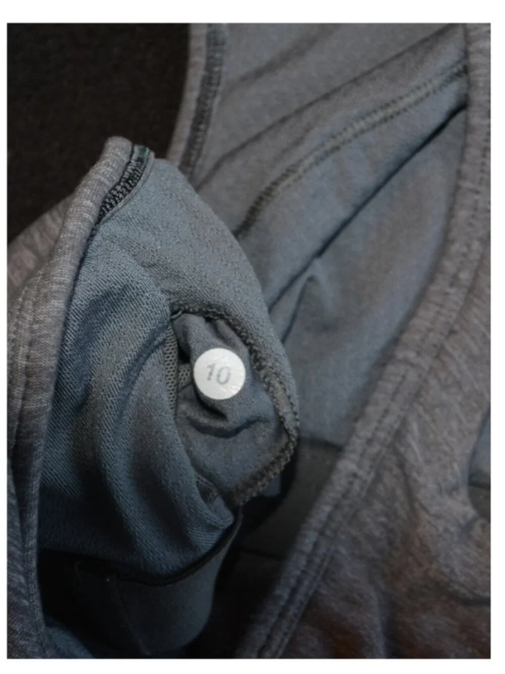 Lululemon Crossback Tank II | Size 10 | Light Heather Gray